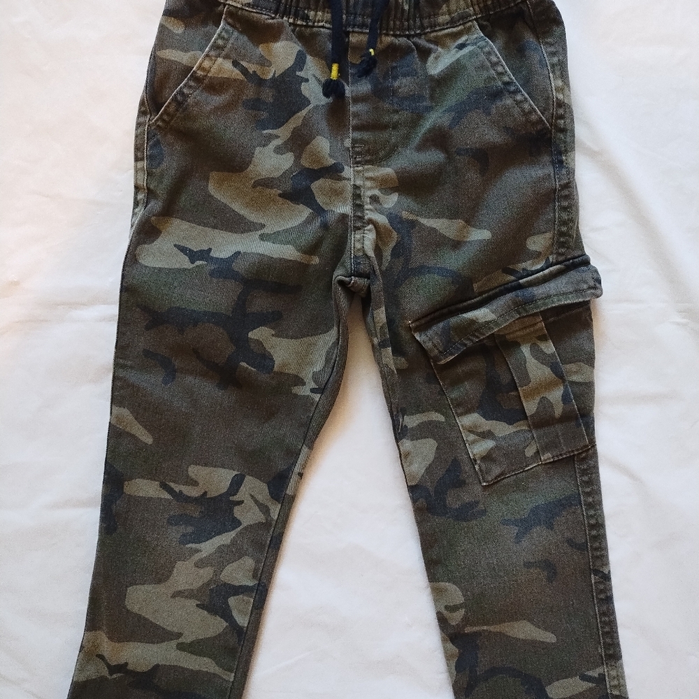 ART CLASS DRAWSTRING CASUAL CARGO UTILITY ROLL CUFF ARMY FATIGUE UNISEX KID SZ3T